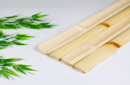 Mosoのタケは装飾的な芸術が物質的制作するタケ スラットを裂いた