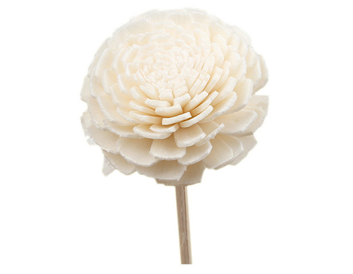 かぎつけられた木は装飾的のための綿の灯心が付いているSolaの花のReedの拡散器15cmを乾燥した