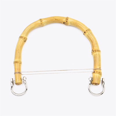 丸い竹のバッグ ハンドバッグ ハンドバッグ ハンドル ハンドバッグ DIY バッグ アクセサリー